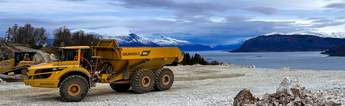 Heidenreich leverer med Skanska på Norges største veiprosjekter